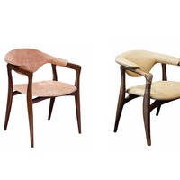 FC-2104 chaise de salle à manger moderne minimaliste italienne mobilier de maison avec design confortable en contreplaqué incurvé de style scandinave de luxe