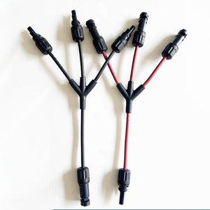 1500 В, Солнечный фотоэлектрический силовой кабель, разъем 4 в 1, гнездовой Y-разъем, IP68, 35а прочный Полиолефиновый корпус - Product Image 5