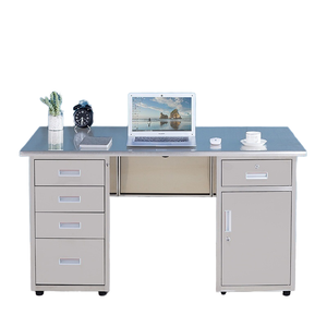 مكتب كمبيوتر من الفولاذ المقاوم للصدأ لشخص واحد ، تنقية حديثة خالية من الغبار لورشة العمل ، موظف مختبر من المصنع مباشرة - Product Image 6