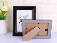 6x8 pouces Bois Décoration Accessoires Simple Tenture Murale Noir Cadres Photo