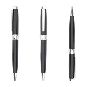 Bolígrafo de Metal Negro con Detalles Dorados, Diseño de Pistola, Personalizable con Logotipo, de Lujo, para Negocios, en Venta - Product Image 3