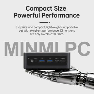 Mini <span class=keywords><strong>PC</strong></span> DDR5 y Ryzen 9, Mini <span class=keywords><strong>PC</strong></span> para Juegos AMD Ryzen AI Max Pro <span class=keywords><strong>395</strong></span> con Wifi - Product Image 5