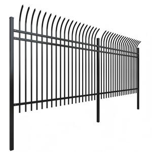 Clôture <span class=keywords><strong>en</strong></span> acier 6x8 pieds à prix avantageux, panneau et portail <span class=keywords><strong>en</strong></span> <span class=keywords><strong>fer</strong></span> <span class=keywords><strong>forgé</strong></span> noir pour <span class=keywords><strong>jardin</strong></span> - Product Image 2