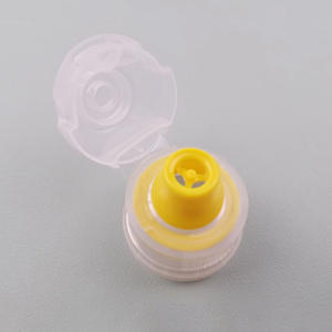 28/410 Anti-Theft Silicone Valve Cap Plastic Functional Beverage <b>Bottle</b> Cap for Pear Syrup Scream Sports Colorful Sports Cap PP - Product Image 1