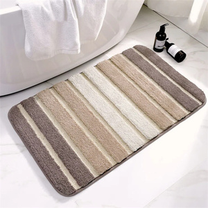 Alfombras de baño Premium Extra suaves absorbentes de agua, alfombrillas de baño gruesas <span class=keywords><strong>cómodas</strong></span> antideslizantes lavables a máquina - Product Image 1