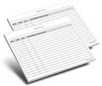 Bloc de notas de planificación de 50 páginas A5 A4 personalizado para listar tareas, planificador de acciones o Bloc de notas de registro de actividad, herramienta de trabajo multifuncional
