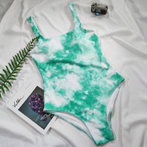 Nueva familia reciclada a juego mamá niñas traje <span class=keywords><strong>de</strong></span> baño <span class=keywords><strong>de</strong></span> una pieza mamá y yo traje <span class=keywords><strong>de</strong></span> baño estampado Bikini para mujeres - Product Image 2