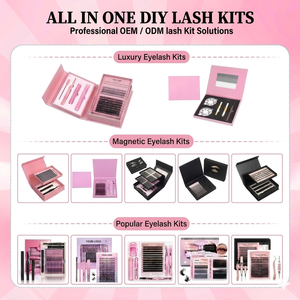 <span class=keywords><strong>Kit</strong></span> de <span class=keywords><strong>faux</strong></span> <span class=keywords><strong>cils</strong></span> segmentés 30D Volume Lash Clusters avec boîte à outils Extensions DIY OEM ODM Approuvé CE - Product Image 4