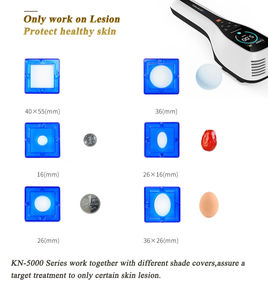 Eczema portátil Potente <span class=keywords><strong>Derma</strong></span> 308nm Excimer <span class=keywords><strong>Laser</strong></span> LED Uvb Psoriasis dirigida Vitiligo Terapia con láser - Product Image 3