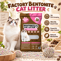 Litière pour chat écologique et propre, directement de l'usine, agglomération rapide 3S avec contrôle des odeurs, pour la distribution