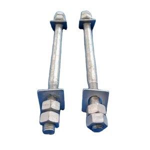 Hoge Kwaliteit Thermisch Verzinkte Koolstofstaal Elektrische Bout En Moer Bevestigingsmiddel Voor Poollijn Hardware Effen Afwerking - Product Image 5