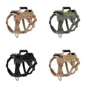 Adjustable Tactical Pet Harness <b>Dog</b> Vest Harness with Grip Handle Reflective Webbing for Training <b>Outdoor</b> Walking - Product Image 1
