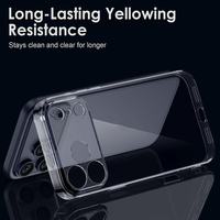 Coque en TPU transparente ultra mince antichoc anti-rayures pour iPhone 17 16 15 14 13 12 Pro Max