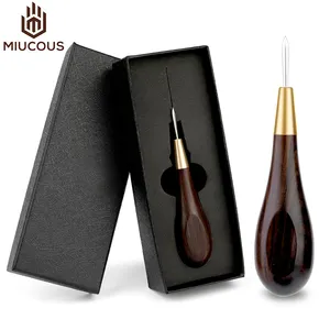 Leather product making tools awl fine and sharp leather tools hand