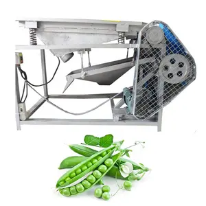 Green Bean Soybean Peeler Vibrating Pea Sheller Pea Peeling Machine