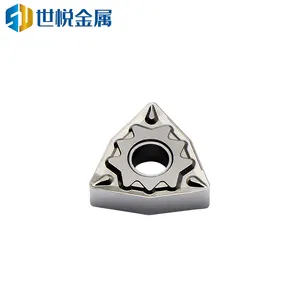 Shiyue Wnmg080412hq Tn600 Carbide Inserções ferramenta de torneamento lâmina cermet com boa nitidez
