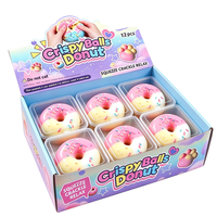 Jouets à presser en argile souple en forme de beignets croustillants DIY, sans rebond, bruyants