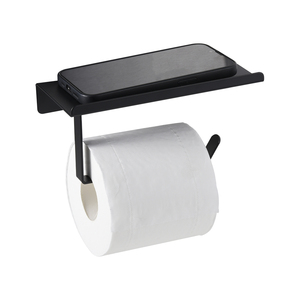<span class=keywords><strong>Porte</strong></span>-serviettes suspendu <span class=keywords><strong>mural</strong></span> en <span class=keywords><strong>papier</strong></span> pour salle de bain avec étagère pour téléphone - Product Image 5
