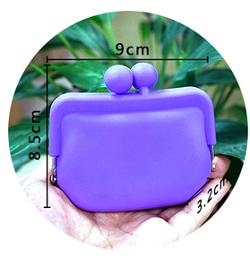 Étui à bijoux unisexe mini à fermeture éclair, porte-monnaie personnalisé en PVC avec fermoir, sac à écouteurs en forme de tête de dessin animé en PVC souple - Product Image 4