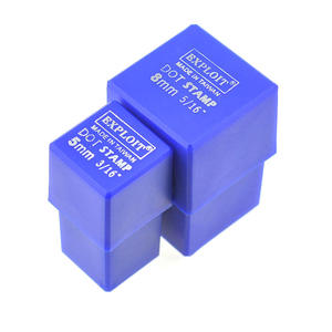 Set di Punzoni in Acciaio Tedesco da 3mm per Timbri Fai-da-Te, Strumenti Personalizzabili per Logo e Numeri, Punzoni Manuali Personalizzabili - Product Image 2