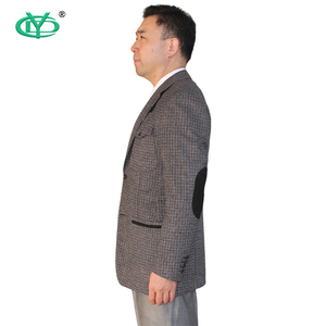 Haute qualité rétro britannique <span class=keywords><strong>Tweed</strong></span> chevrons hommes costume laine veste <span class=keywords><strong>marron</strong></span> rembourré décontracté mince costume <span class=keywords><strong>blazer</strong></span> - Product Image 6