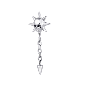 Piercing Labret en Titane ASTM F136 Style <span class=keywords><strong>Squelette</strong></span> Punk pour Halloween, Bijou Fileté, Cadeau de Mariage pour Enfants - Product Image 2