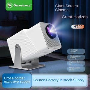 เครื่องฉายอัจฉริยะแบบพกพาแอนดรอยด์11 <span class=keywords><strong>HT21</strong></span>ความละเอียดสูงคุณสมบัติ3D 720P พร้อมโคมไฟ LED ไร้สายข้ามพรมแดน - Product Image 5