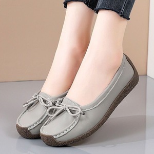 <span class=keywords><strong>Chaussures</strong></span> plates décontractées pour femmes en microfibre avec nœud, confortables pour la marche, pour infirmières, <span class=keywords><strong>semelle</strong></span> non en PU, OEM ODM - Product Image 3