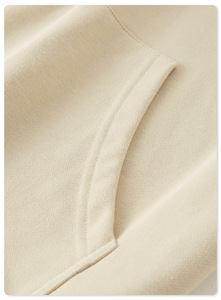 BEW0071 เสื้อฮู้ดผู้ชายแบบโอเวอร์ไซส์ แฟชั่นสตรีทแวร์ ผ้าหนา 445GSM สำหรับฤดูหนาว เป็นมิตรต่อสิ่งแวดล้อม ไม่เป็นขุย สีพื้น ขายส่ง - Product Image 4