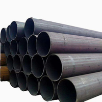 Tubería de Acero al Carbono Sin Costura Laminada en Caliente ASTM A106 Grado B API 5L SCH40 SCH80, Tubo de Acero con Pintura Negra para Petróleo y Gas