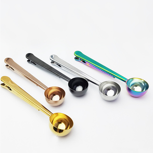 ملعقة قهوة مشبك للغلق بإحكام الفولاذ المقاوم للصدأ اسبريسو حبوب البن مسحوق القهوة ملعقة مقهى اكسسوارات المطبخ أداة - Product Image 3