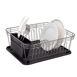 Kitchen Black Nickel Dish Iron <strong>Wire</strong> <strong>Rack</strong> - Product Image 4