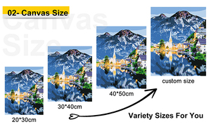 ภาพวาดติดเพชรชุดภาพวาด5D แบบ DIY สำหรับเด็กและผู้ใหญ่ภาพติดเพชรที่กำหนดเอง - Product Image 5