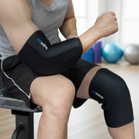 Enveloppe élastique en gel réutilisable pour soulager la douleur au genou, thérapie chaude et froide, compresse rafraîchissante pour soulager les douleurs musculaires