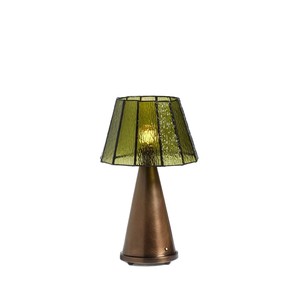 Lámpara de Mesa de Vidrio Agrietado de Estilo Vintage Francés, Bombilla Incandescente E27 220V, Iluminación de Noche, Lámpara Decorativa - Product Image 5