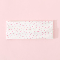 Headband Yoga Elastis Grosir Qianjin, Cetak Kustom, Warna Pink, Bergaris, Aksesoris Rambut Sporty untuk Makeup