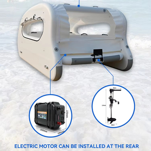 Catamarán Inflable Entroffy con Motor Instalable, Personalizable con Logotipo, Resistente a Tormentas y Olas - Product Image 1
