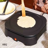Mini crêpière électrique automatique antiadhésive de maison pour gaufres aux œufs et omelettes