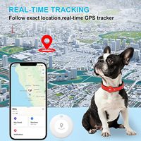 Collier de suivi GPS intelligent pour animaux de compagnie avec suivi en temps réel, étanche, pour chiens et chats, sans frais mensuels, Bluetooth, Android, iOS