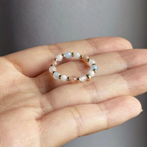 <span class=keywords><strong>Piedra</strong></span> lunar delicada, cuarzo rosa, regalo <span class=keywords><strong>de</strong></span> <span class=keywords><strong>fertilidad</strong></span> <span class=keywords><strong>de</strong></span> Aguamarina para mamá, pulsera <span class=keywords><strong>de</strong></span> cristal <span class=keywords><strong>de</strong></span> embarazo saludable ajustable - Product Image 4