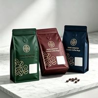 Sachet Doypack Durable de Qualité Alimentaire pour Café et Jus, avec Fermeture Éclair, Anti-Humidité, pour Importateurs et Grossistes