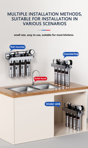 Kitchen Under <strong>Sink</strong> 5 Stages Uf System 304 Stainless Steel <strong>Water</strong> <strong>Filter</strong> with pp Cto T33 Uf <strong>Filters</strong> - Product Image 5