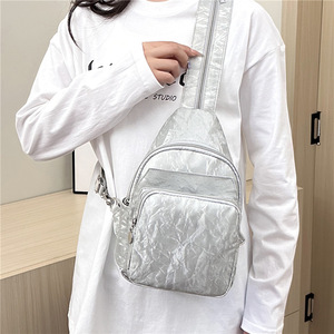 Casual Fashionable Small Backpack For Women Multiple Compartments Water Resistant Lightweight Chest Bag Everyday Use - Product Image 2