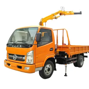 2 tấn thủy lực jack có thể gập lại di động nâng Crane Palăng xe tải gắn cửa hàng Crane