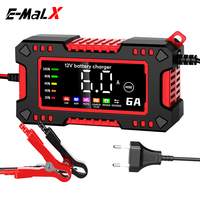 Chargeur et entreteneur de batterie intelligent à impulsions 12V6A pour voiture et moto JJ1206-5 – Prix usine