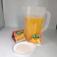Sinaasappelsmaak Instant Vruchtensap Poeder Frisdrank Watermeloen Primair Ingrediënt Verpakt In Doos