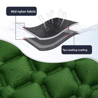 Matelas Gonflable Automatique pour Camping en Plein Air, Tapis de Couchage Portable avec Pompe à Pied, en Nylon 40D et TPU – Vente en Gros Usine