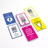 13,56 MHz NFC-Karte Geschäftskarte TikTok-Bewertungskarte Tap-Social-RFID-Visitenkarten