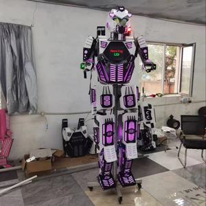 Disfraz <span class=keywords><strong>de</strong></span> Robot LED Gigante para Adultos, Elegantes Zancos, Diseño Impreso <span class=keywords><strong>de</strong></span> Salón <span class=keywords><strong>de</strong></span> Baile y <span class=keywords><strong>Flamenco</strong></span>, para Celebraciones <span class=keywords><strong>de</strong></span> Halloween, Espectáculos y Fiestas - Product Image 1