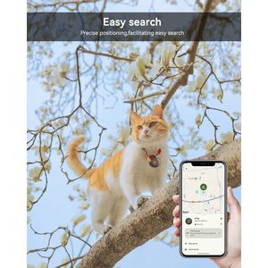 Rastreador Bluetooth para Perros Hyphoon con Soporte de Silicona para Collar, Seguimiento en Tiempo Real, Resistente al Agua, Compatible con Apple Find My y Android Find - Product Image 4